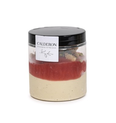 Glace Fraise Pistache | Calderon Chocolatier Pâtissier