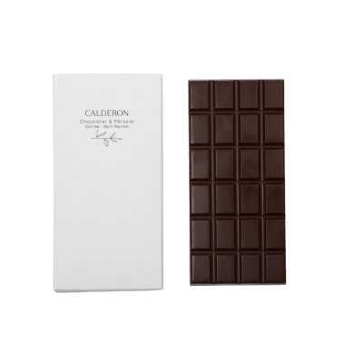 Tablette chocolat noir sans sucre 80%