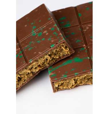 Tablette Dubaï Pistache Knafeh Artisanale | Calderon Chocolatier