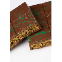 Tablette Dubaï Pistache Knafeh Artisanale | Calderon Chocolatier