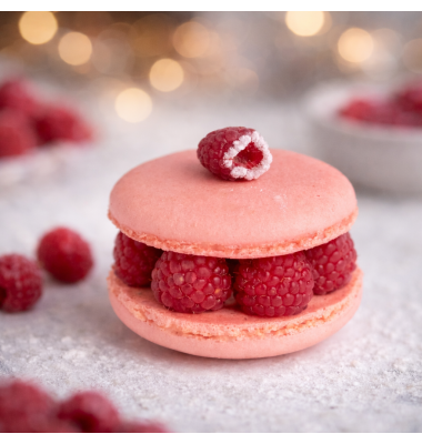 Macaron Framboise individuel | Calderon Saint-Raphaël, Cannes