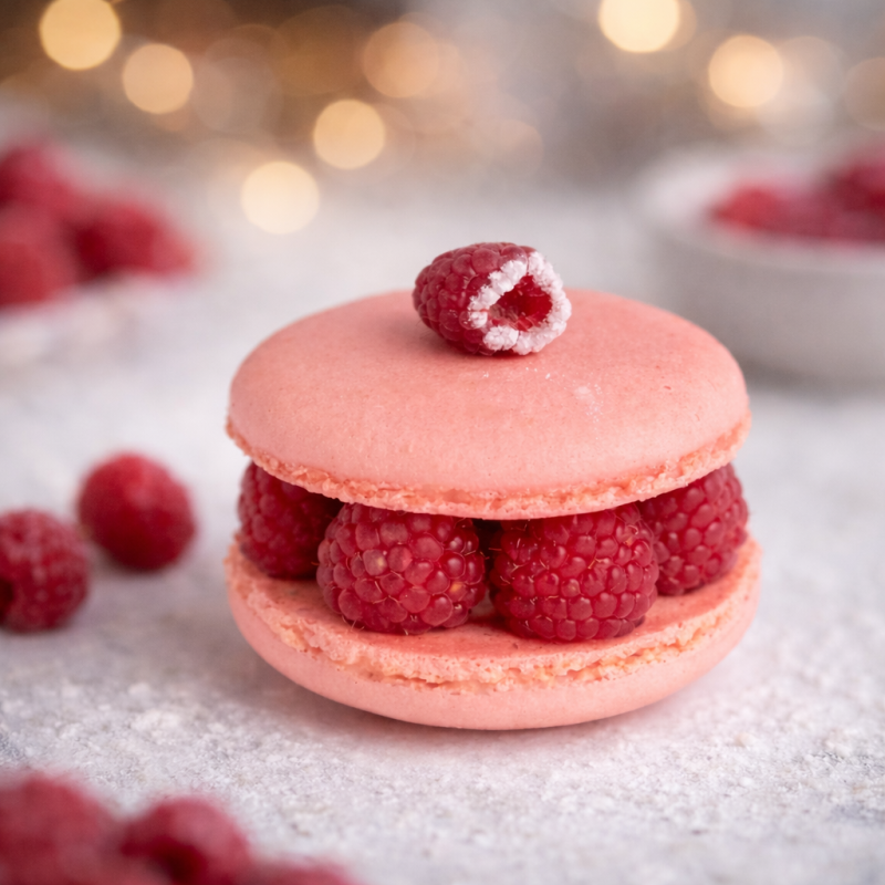 Macaron Framboise individuel | Calderon Saint-Raphaël, Cannes