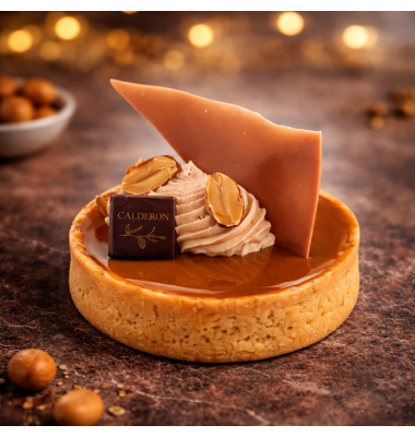 Tartelette Caramel Cacahuète Chocolat au Lait | Calderon Saint-Raphaël et Cannes