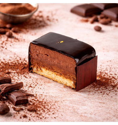 Trianon Individuel Chocolat Noir Praliné | Calderon Saint-Raphaël, Cannes.