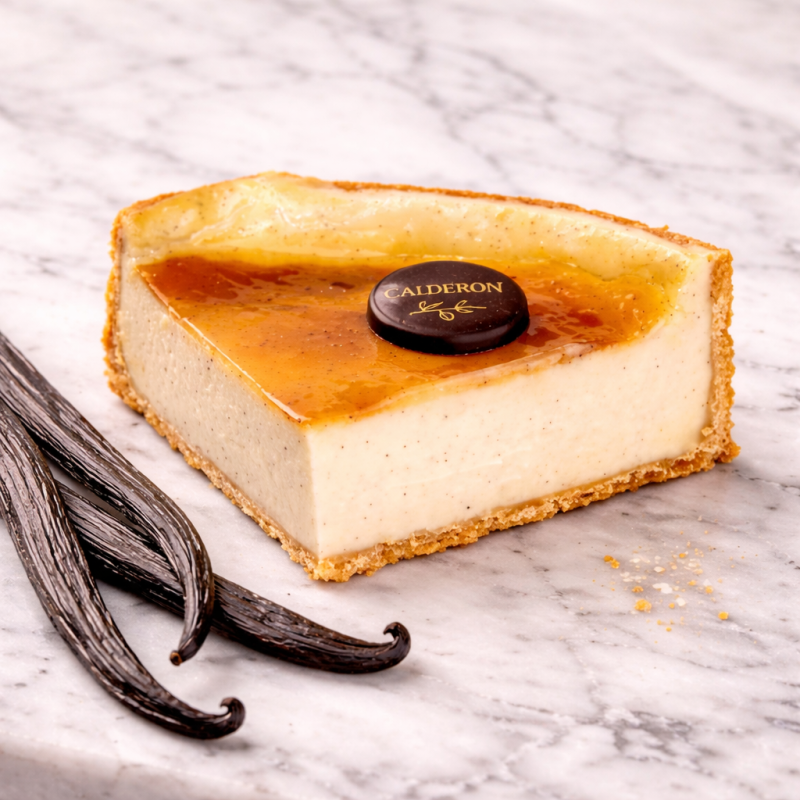 Flan Pâtissier Individuel Vanille de Madagascar | Calderon Saint-Raphaël et Cannes