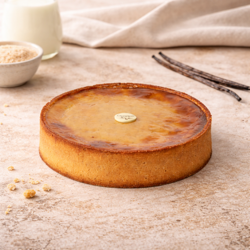 Flan Pâtissier Vanille Madagascar Artisanal | Calderon Saint-Raphaël et Cannes
