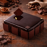 Trianon Chocolat Noir Praliné Artisanal | Calderon Saint-Raphaël et Cannes.