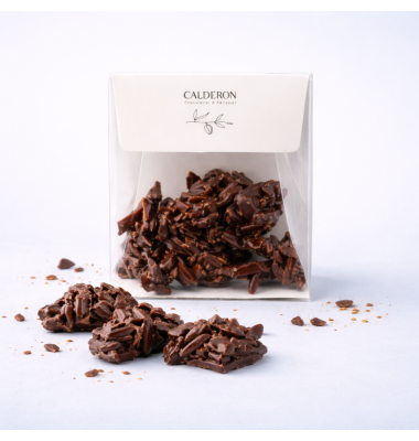 Rochers suisses Amandes Caramélisées | Calderon Chocolatier Saint-Raphaël