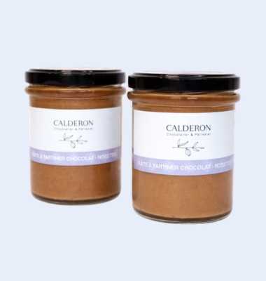 Pâte à tartiner Chocolat Noisettes du Piémont Artisanale | Calderon