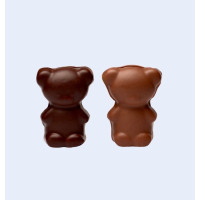 Nounours Guimauve Vanille Chocolat Noir | Calderon Saint-Raphaël et Cannes