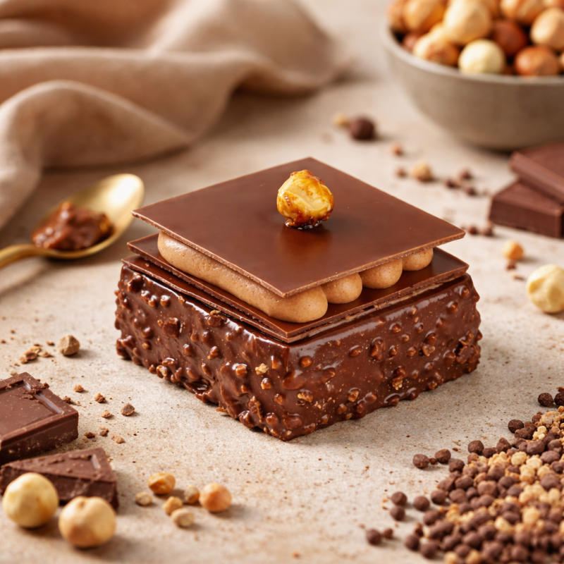 Croustillant Lacté Individuel Chocolat au Lait | Calderon Saint-Raphaël et Cannes