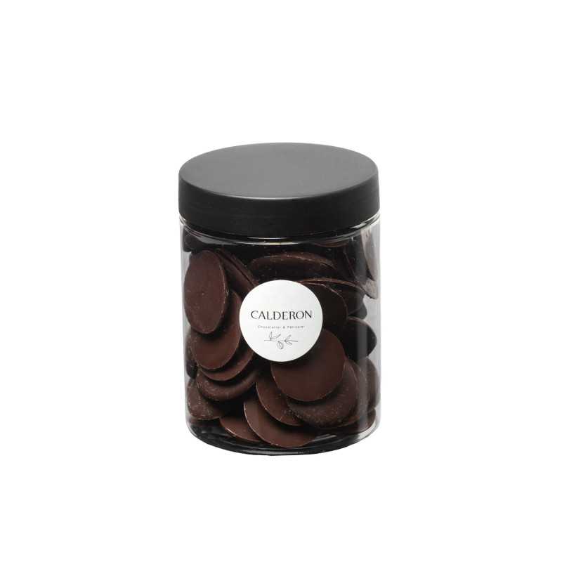 Petits Palais nature - chocolat noir ultrafin à déguster avec le café | Calderon