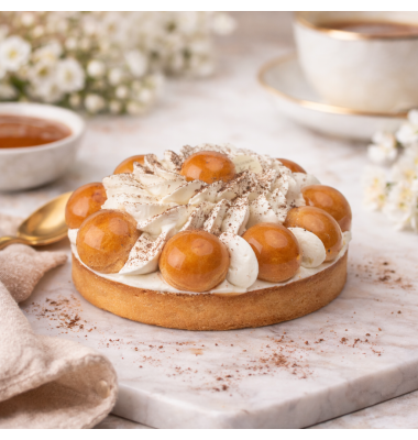 Tarte Saint-Honoré Vanille Artisanale | Calderon Saint-Raphaël et Cannes.