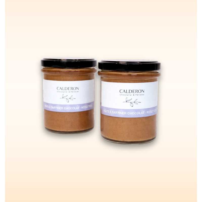 Pâte à tartiner Chocolat Noisettes du Piémont Artisanale | Calderon