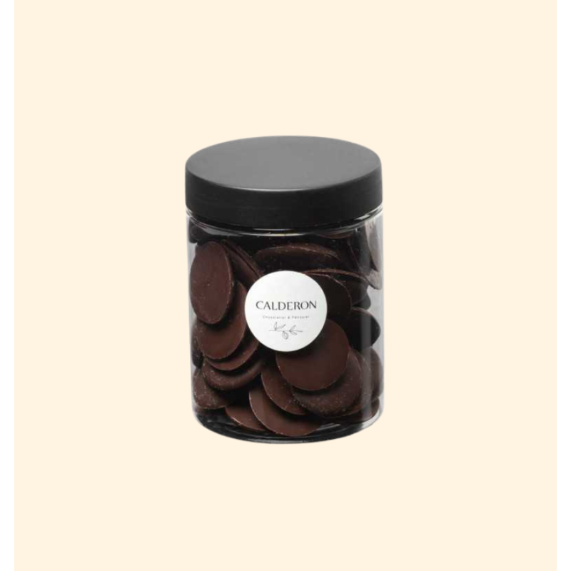 Petits Palais nature - chocolat noir ultrafin à déguster avec le café | Calderon