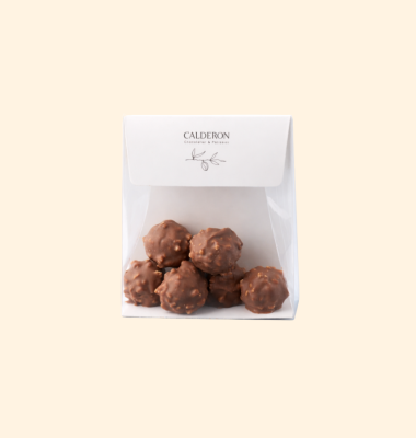 Rochers tendre Noisettes du Piémont | Calderon Chocolatier Saint-Raphaël