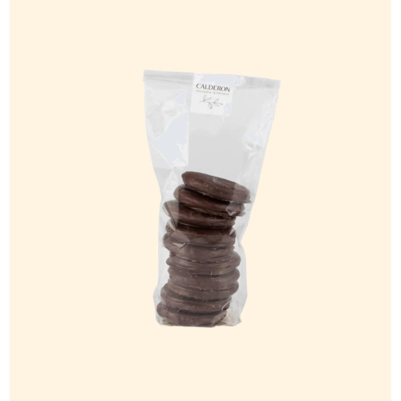 Gauffrettes Chocolat Noir Gianduja Artisanales | Calderon Saint-Raphaël Cannes