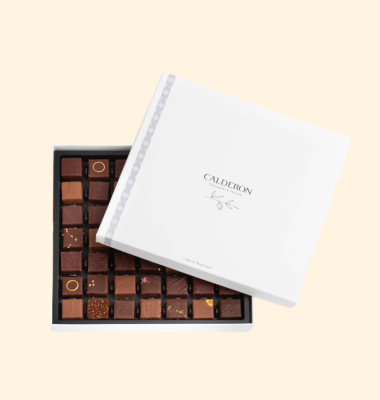Ballotin T5 - 64 chocolats artisanaux | Calderon Chocolatier