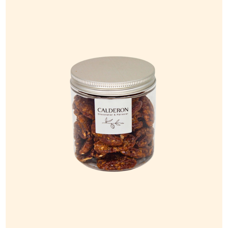 Noix de Pécan Caramélisées Artisanales | Calderon Saint-Raphaël et Cannes