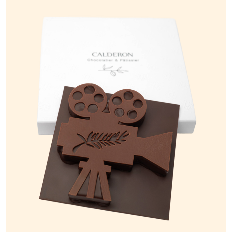Caméra en chocolat praliné - Edition Festival de Cannes | Calderon