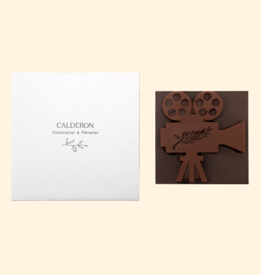 Caméra en chocolat praliné - Edition Festival de Cannes | Calderon