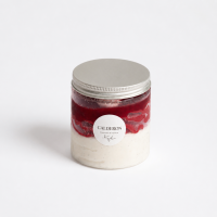 Verrine Glacée Vanille Framboise | Calderon Chocolatier Pâtissier