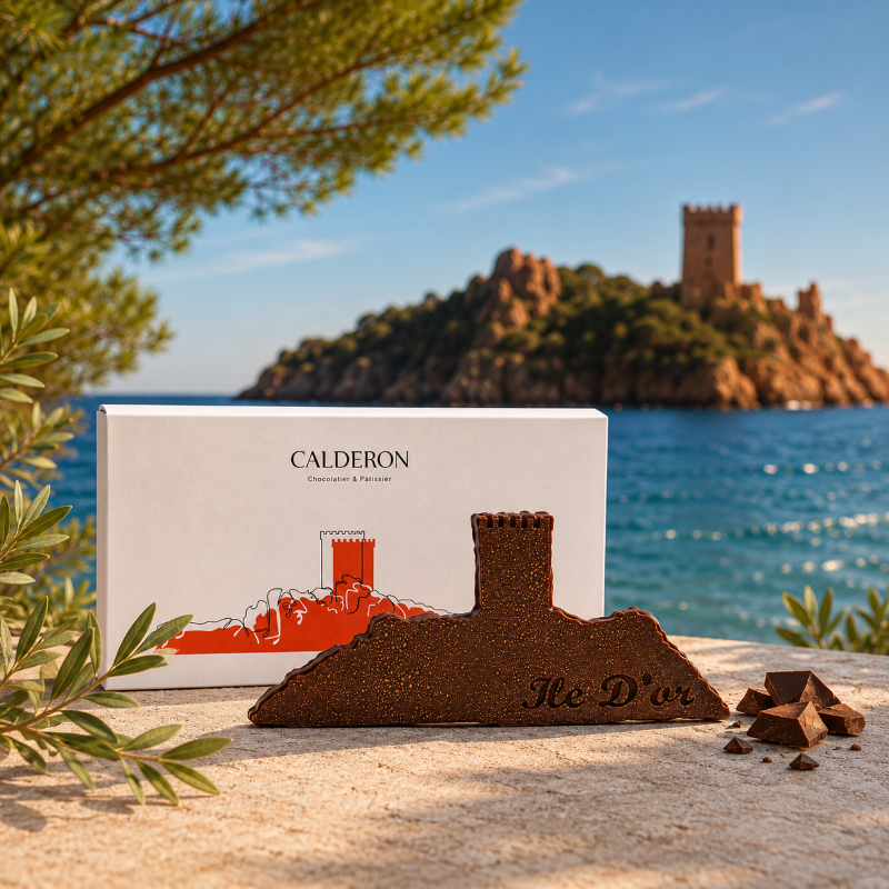 Île d'Or en chocolat – Calderon Chocolatier Saint-Raphaël
