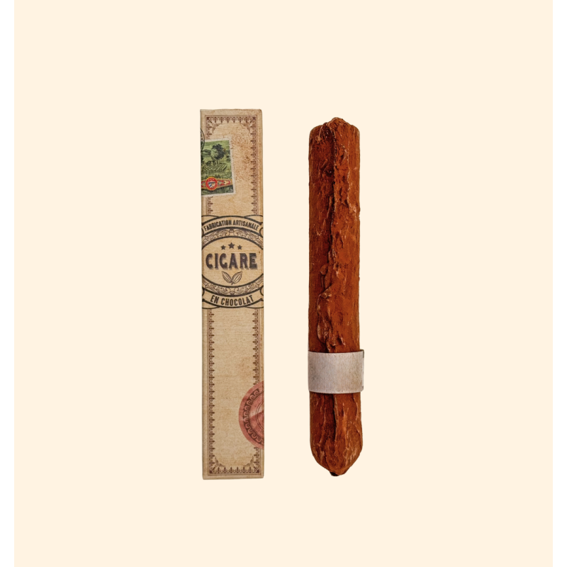 Cigare en Chocolat Praliné Artisanal | Calderon