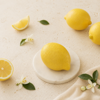 Gâteau Citron Trompe-l'œil de la pâtisserie Calderon, en forme de citron