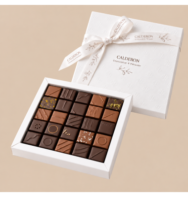 Ballotin 25 chocolats artisanaux 200 g | Calderon