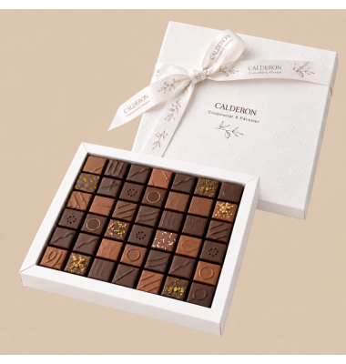 Ballotin 49 chocolats artisanaux 380 g | Calderon