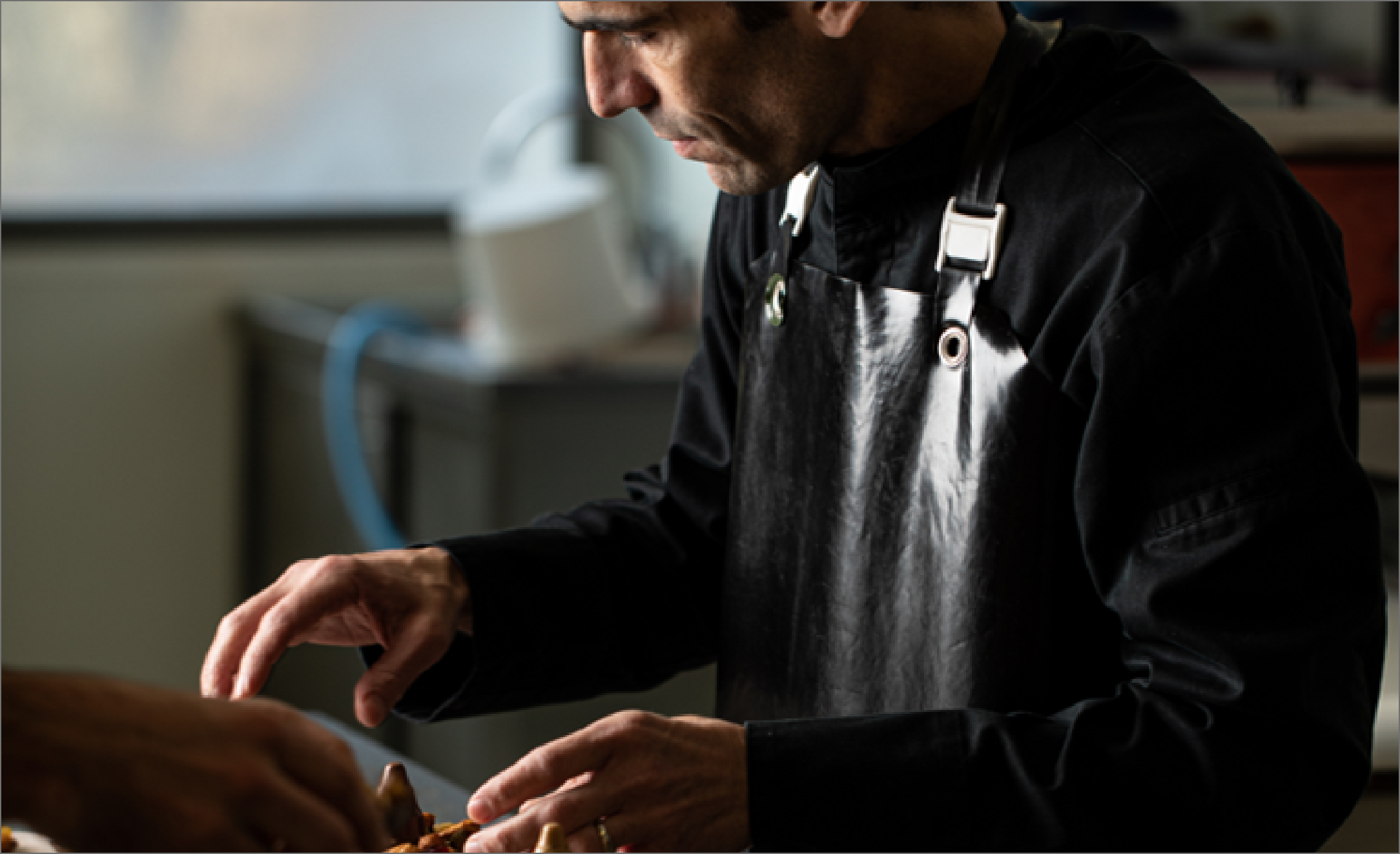 Christophe Calderon dans son atelier